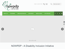 Tablet Screenshot of nowpdp.org